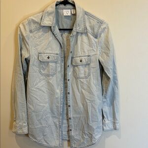 bp Light Wash Denim Shirt Jacket